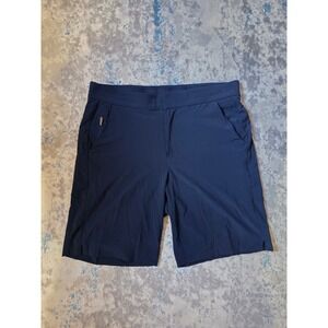 Athleta Women's Size 6 Navy Tribeca 7" Bermuda‎ Shorts Athleisure Lightweight